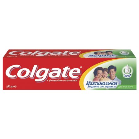 Зубная паста COLGATE Cavity Protection Двойная мята 100мл