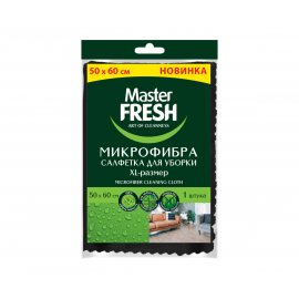 Салфетка для пола Master Fresh 1шт 50х60см микрофибра XL-size черная