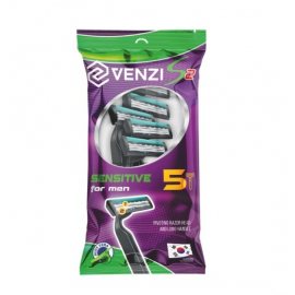 Станок бритвенный VENZI for Men 5шт одноразовый S2, 2лезвия, Sensitive, Алоэ Вера