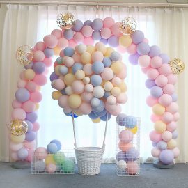 Шары воздушные Дон Баллон 100шт 10"/25см, Ассорти, Макарунс, Pastel Matte