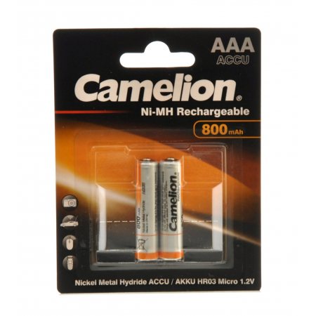 Аккумулятор CAMELION NH-AAА800BP2, NI -MH 2шт