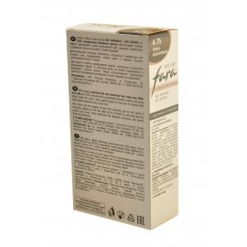 Крем-краска для волос FARA Eco Line стойкая без аммиака 4.75 Темно-каштановый с натур.экстрактом кофе