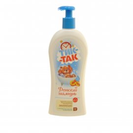 Шампунь для волос ТИК-ТАК Гипоаллергенный Экстракт персика и пантенол 1+ 350мл