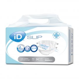 Подгузники для взрослых iD Slip Basic Medium 30шт Ultra 70-130см
