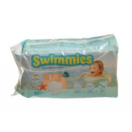 Трусики для плавания Swimmies 12-17кг 10шт р.L