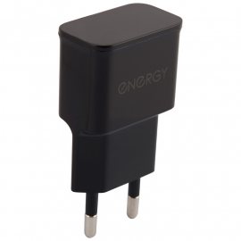 Зарядное устройство ENERGY сетевое ЕТ-09.1А, цвет черный,без кабеля