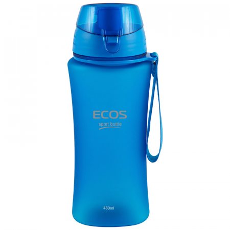 Бутылка для воды ECOS SK5014, голубая 480мл