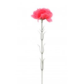 Цветок ZigZagDecor Гвоздика 45см розовая, KFF-3