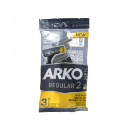 Станок бритвенный ARKO 3шт плавающая головка Regular 2лез.