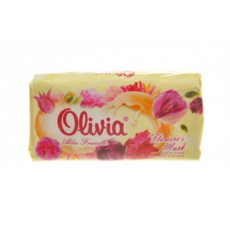 Мыло туалетное OLIVIA Allee Francais Мальва Flowers&Musk 140г