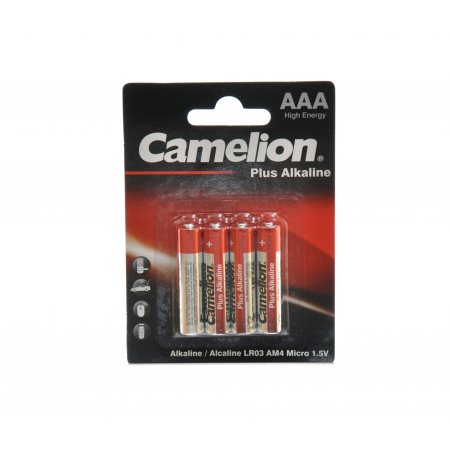 Батарейка CAMELION Plus Алкалиновая LR03 AAA 4шт