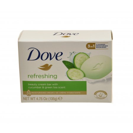 Крем-мыло туалетное DOVE Refreshing,огурец и зеленый чай, 135г