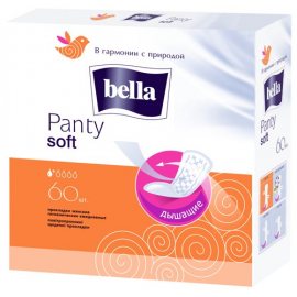 Прокладки BELLA PANTY ежедневные дышащие 60шт Soft