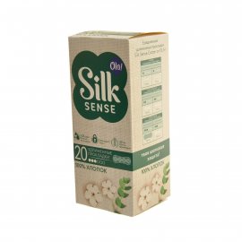 Прокладки OLA! Silk Sense ежедневные удлиненные 20шт Daily Large Хлопок