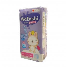 Подгузники-трусики WATASHI 9-14кг 42шт 4L, jambo-pack