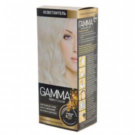 Осветлитель GAMMA Perfect Color Крем-краска Осветление на 4-5 тонов Окисл.крем 9% и осв.пудра 70г