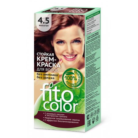 Крем-краска для волос FITOCOLOR стойкая 4.5 Махагон 115мл
