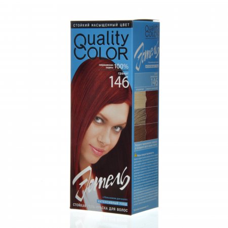 Хорошая краска для волос эстель. Quality Color Эстель 145 Рубин. Квалити колор Эстель 146. Краска для волос quality Color Эстель 142. Эстель гель краска для волос 142.