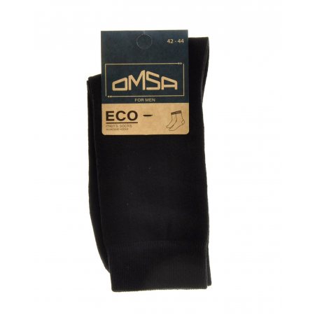 Носки OMSA ECO мужские 401 р.42-44 Nero гладь