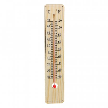 Термометр BABA-YAGA оконный деревянный Классик малый 20х4см