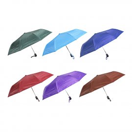 Зонт женский полуавтомат 55см,8спиц,6диз.