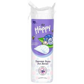 Ватные диски BELLA HAPPY BABY 70шт круглые