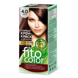 Крем-краска для волос FITOCOLOR стойкая 4.0 Каштан 115мл