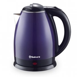 Чайник SAKURA 1.8л электр. SA-2138BP 1800Вт, фиолетовый/черный