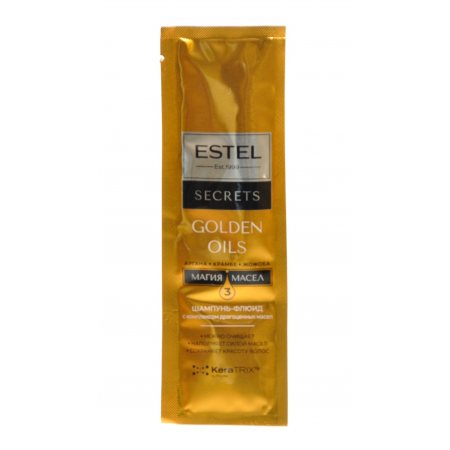 Шампунь-флюид для волос ESTEL SECRETS Golden Oils с комп.драг.масел 10мл