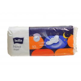 Прокладки BELLA NOVA дышащие с крылышками 10шт Maxi Soft