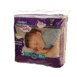 Подгузники-трусики HELEN HARPER Baby 12-18кг 28шт junior 5 ночные