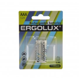 Аккумулятор ERGOLUX 1100mAh ААА 2шт