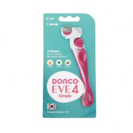 Станок бритвенный DORCO EVE4 1шт 2кас плавающая головка 4лезв.,жен., FRA2002