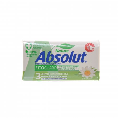 Мыло туалетное ABSOLUT Nature FitoGuard Антибактериальное, освежающее Ромашка 90г