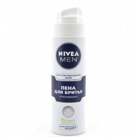 Пена для бритья NIVEA Men Успокаивающая для чувствительной кожи 200мл