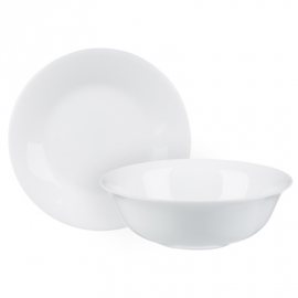 Набор столовой посуды MILLIMI 8пр опаловое стекло,(тар.17,5см-4шт+салат.16,5см-4шт)