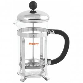 Чайник заварочный MALLONY Classico 0.6л стекло Кофе-пресс Т002-600ML нерж. сталь