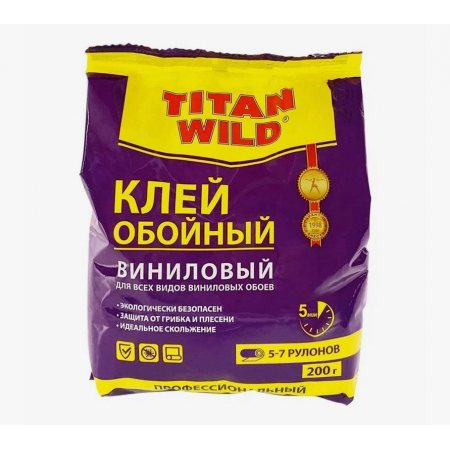 Клей TITAN WILD обойный виниловый 200г