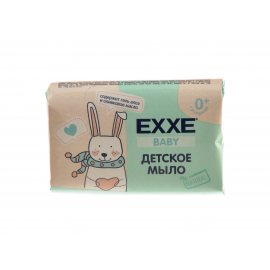 Мыло туалетное EXXE Baby содержит гель-алоэ и оливк.масло, 0+ 90г