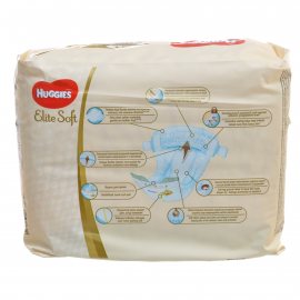 Подгузники HUGGIES Elite&Soft 25шт 0+ до 3.5кг