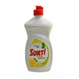 Средство для мытья посуды SORTI Спелый лимон удаляет жир 400г