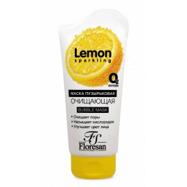 Маска для лица ФЛОРЕСАН Пузырьковая очищающая Sparkling Lemon Bubble mask 150мл