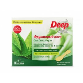 Депилятор ФЛОРЕСАН Deep Depil Фруктовый воск С экстрактом алоэ 350г