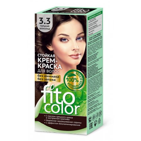 Крем-краска для волос FITOCOLOR стойкая 3.3 Горький шоколад 115мл