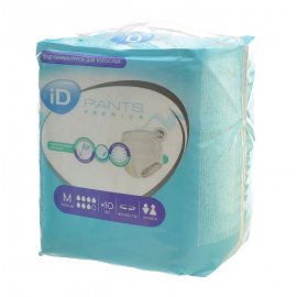 Трусы - подгузники для взрослых iD PANTS Premium р.M 80-120см 10шт