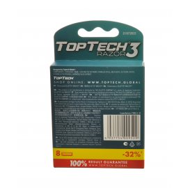 Кассета сменная для бритья TopTech Razor 3 8шт