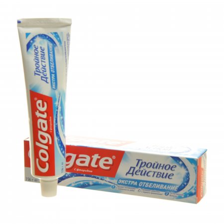Зубная паста COLGATE Экстра отбеливание Тройное действие 100мл