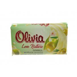 Мыло туалетное Olivia Love Nature Косметическое Оливка-зеленое золото 140г