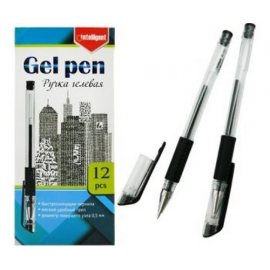 Ручка INTELLIGENT Гелевая Черная 0.5мм, черн.грипп