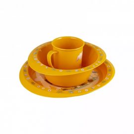 Набор Giraffix 3 предмета детской посуды, 2 тарелки+ кружка